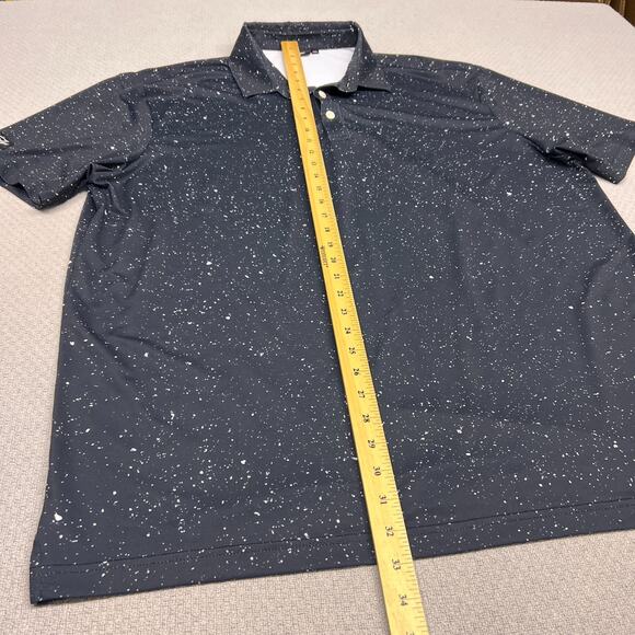 Sunday Swagger Polo Shirt Mens XXL Geometric Space Performance Golf Stretch - Picture 8 of 8